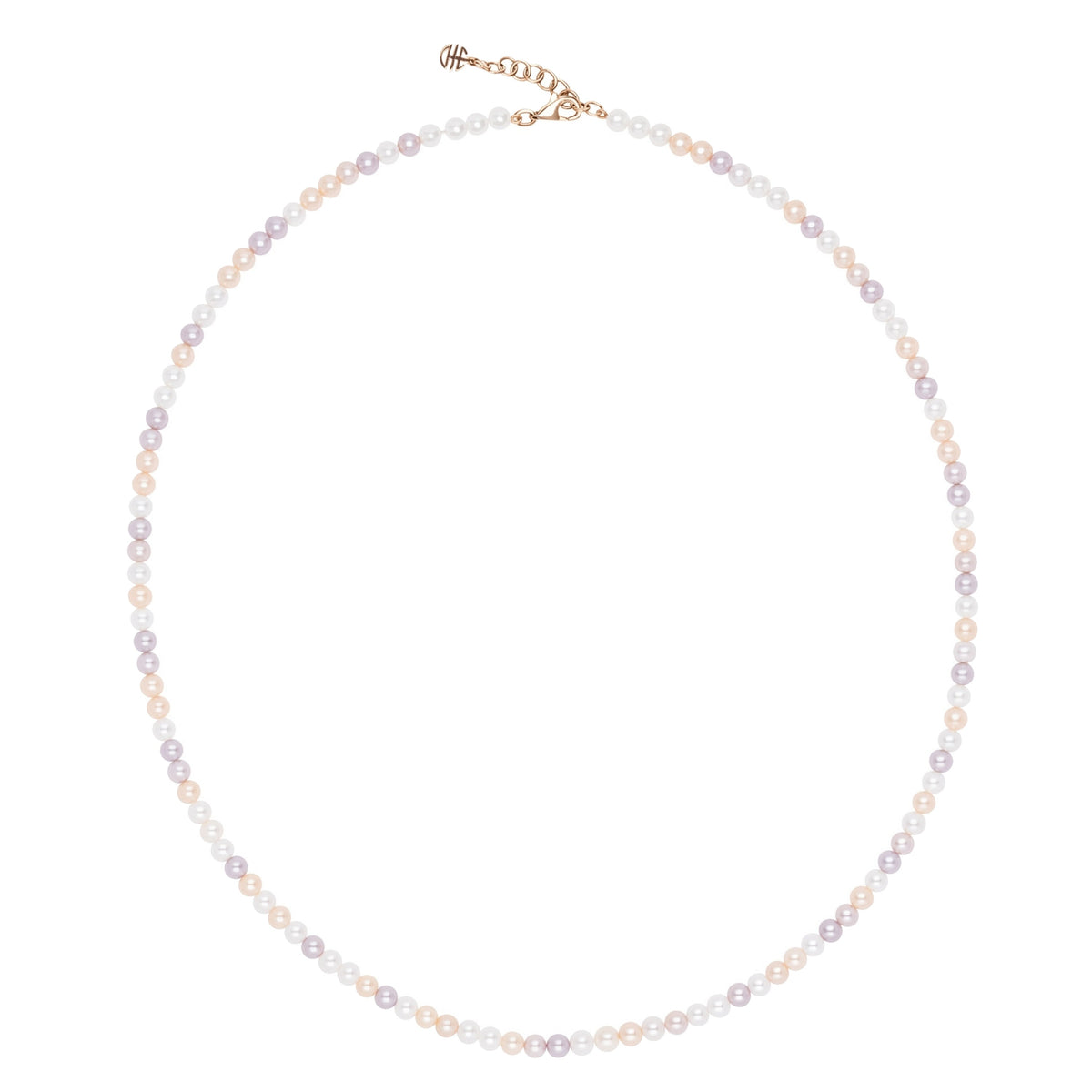 Collana in oro giallo 9k con perle Freshwater multicolor 3-3,5 mm — MIMÍ Milano