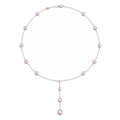 Purple pearl necklace