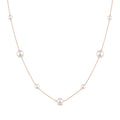 Collana Matinée perle Akoya bianche