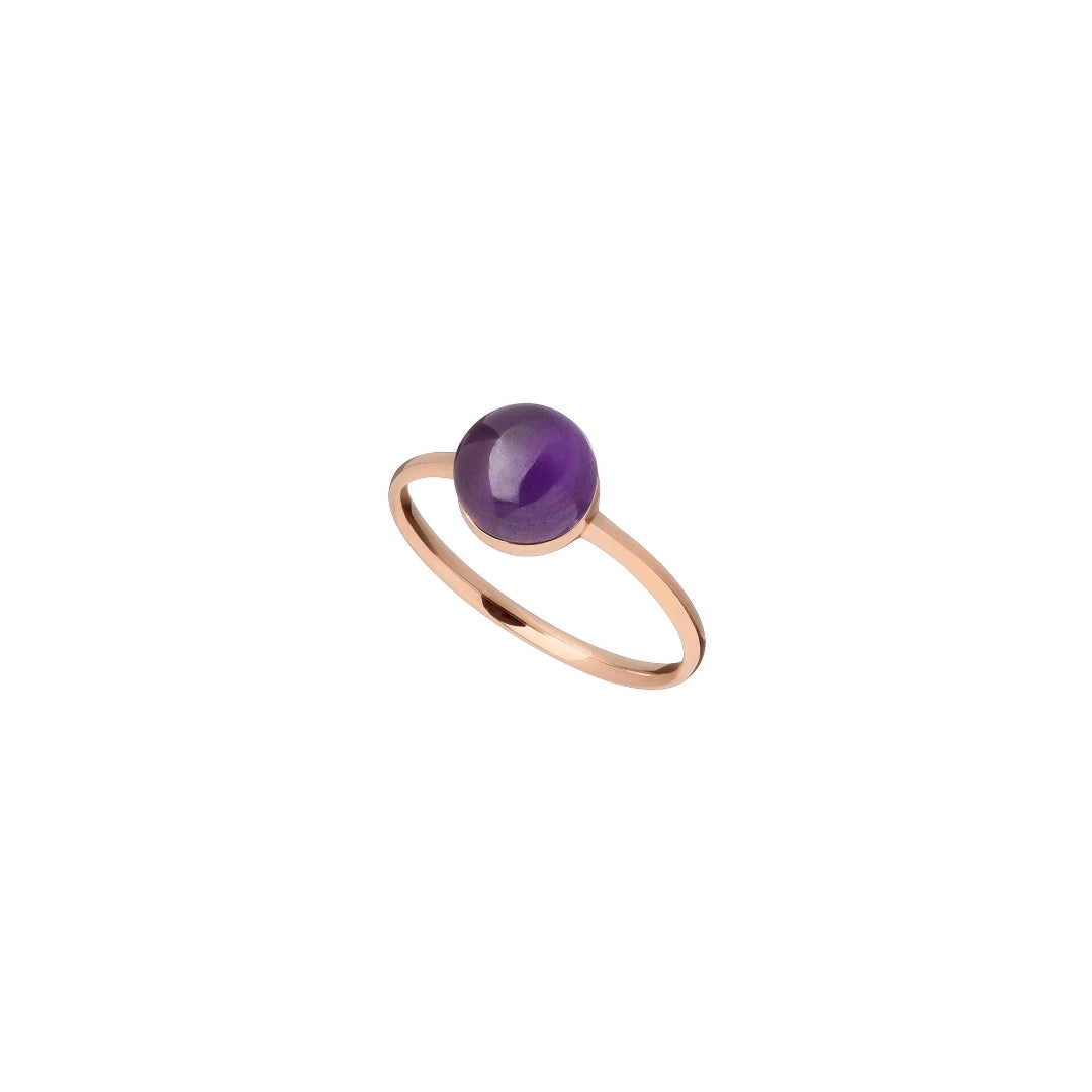 MIMI Anello Zabette doppietta madreperla viola
