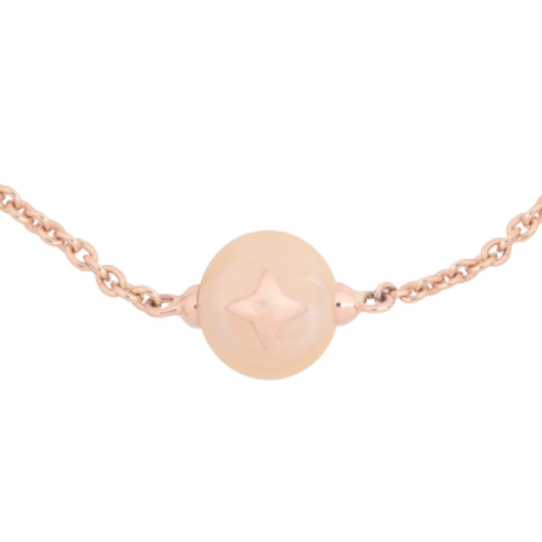 MIMI Bracciale les Lulu in Oro e Perla Freshwater rosa- stella