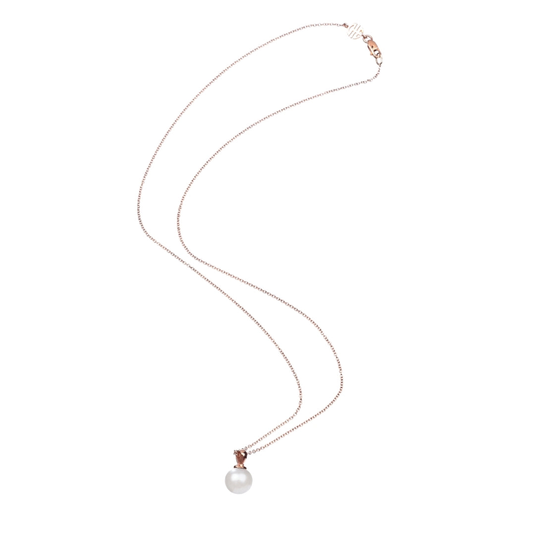 Pendente con perla viola freshwater