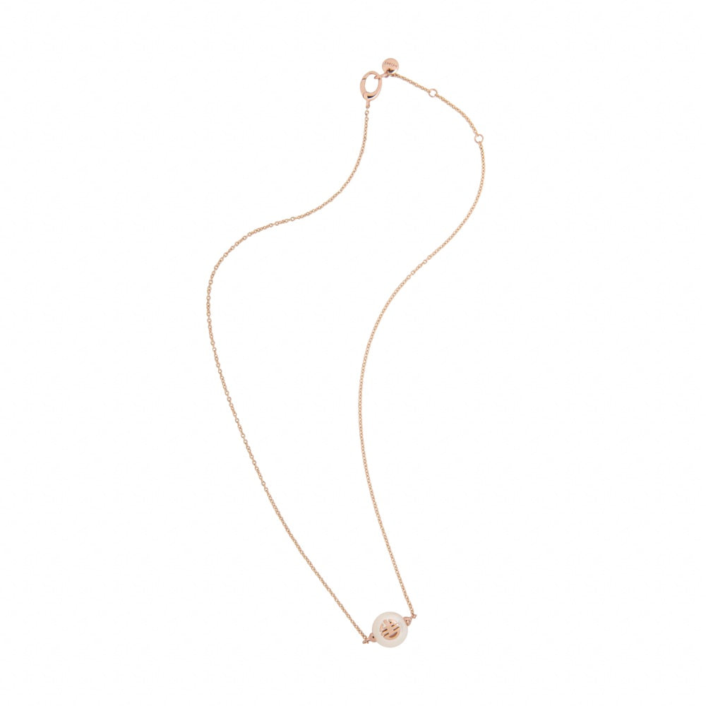 MIMI Pendente Les lulu in Oro e Perla Freshwater bianca- ognibene