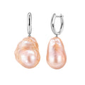 Orecchini perle barocche rosa