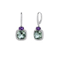 Shanti amethyst earrings