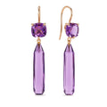 Shanti amethyst earrings