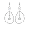 Vivienne earrings with white Akoya pearls