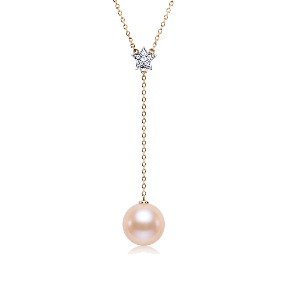 Pendente a Y stella perla rosa — MIMÍ Milano