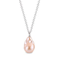 Pendente perla barocca rosa