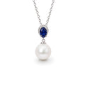 White Akoya pearl pendant