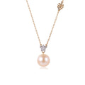 Pendente Stella perla rosa